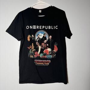 One Republic Never Ending Summer tour Black T-Shirt Size Medium
